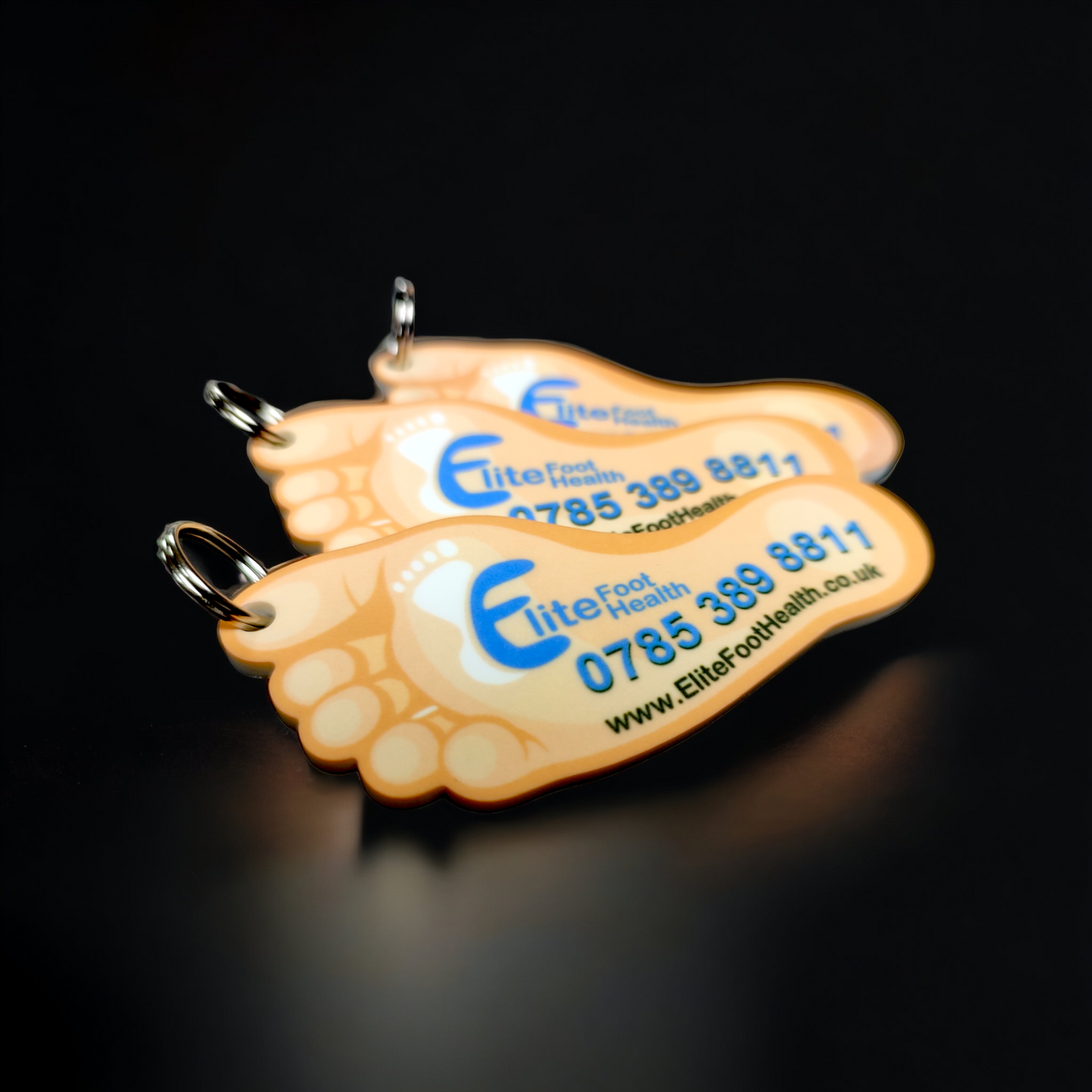 Design Your OWN custom marketing Keyring - minimum order 50