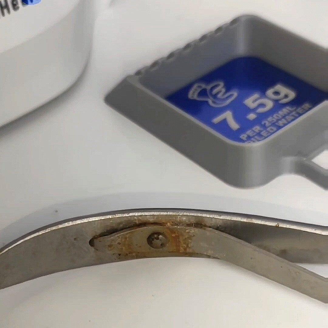 rust example on a stainless steel tool