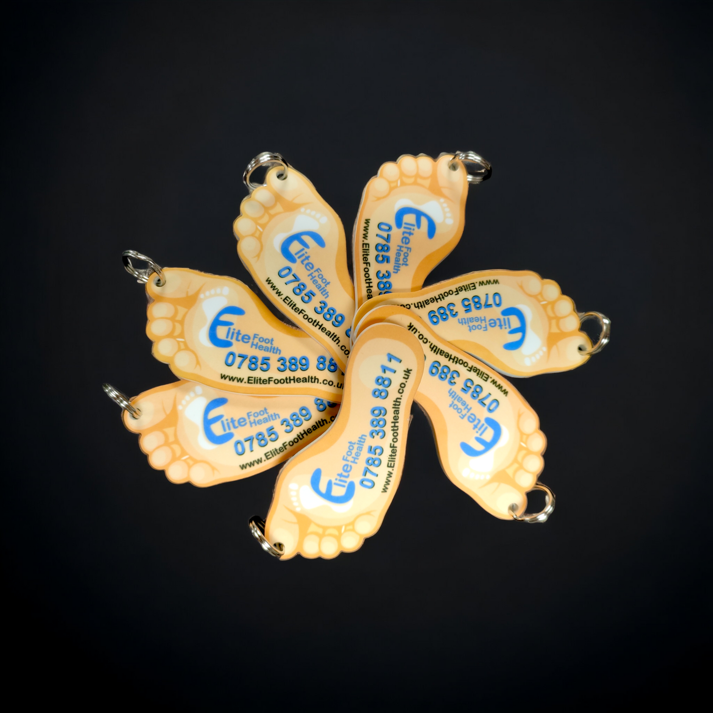 Design Your OWN custom marketing Keyring - minimum order 50