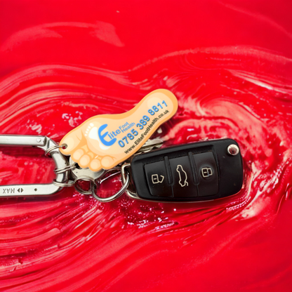 Design Your OWN custom marketing Keyring - minimum order 50