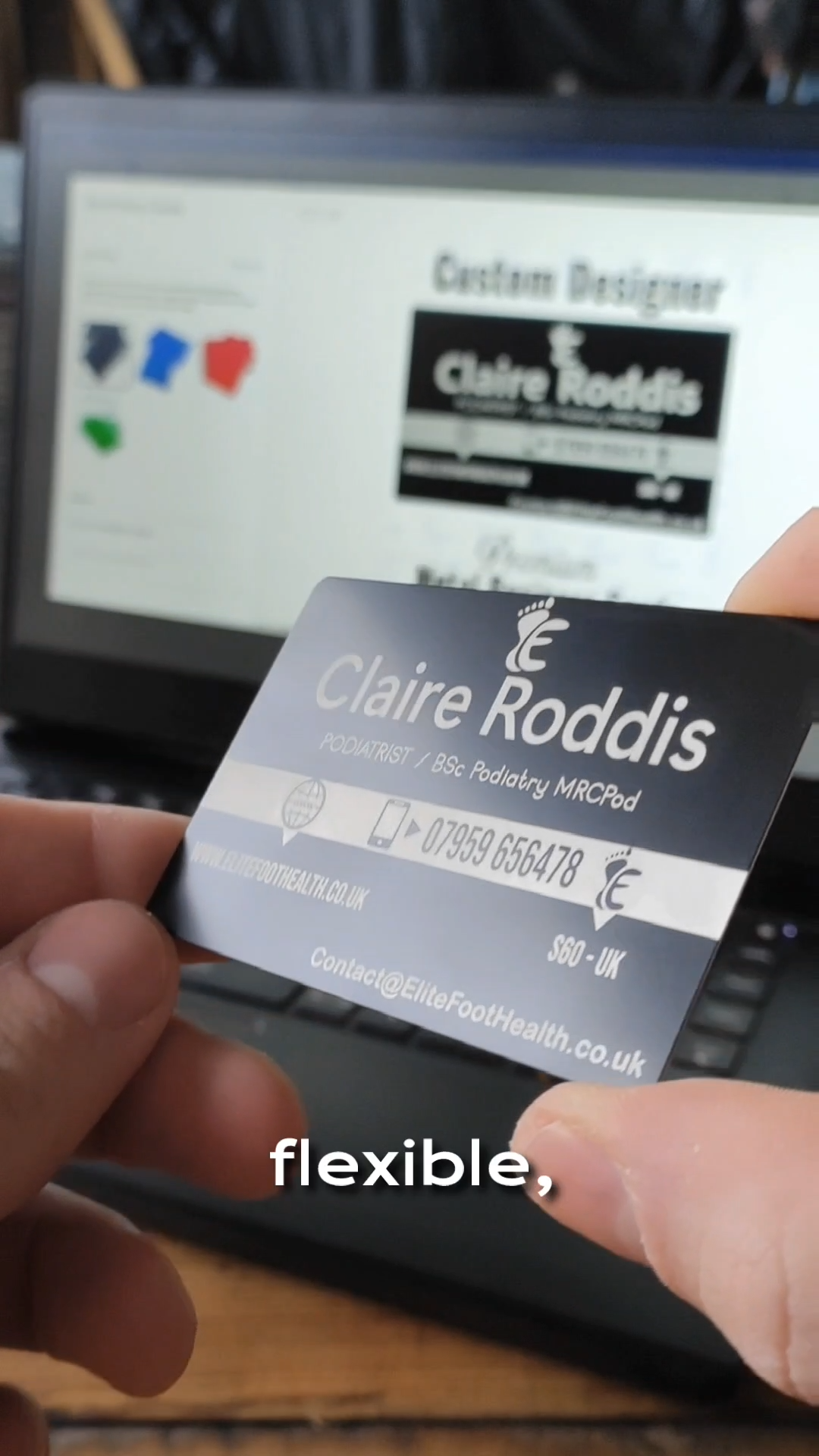 business card recycle capabilities 