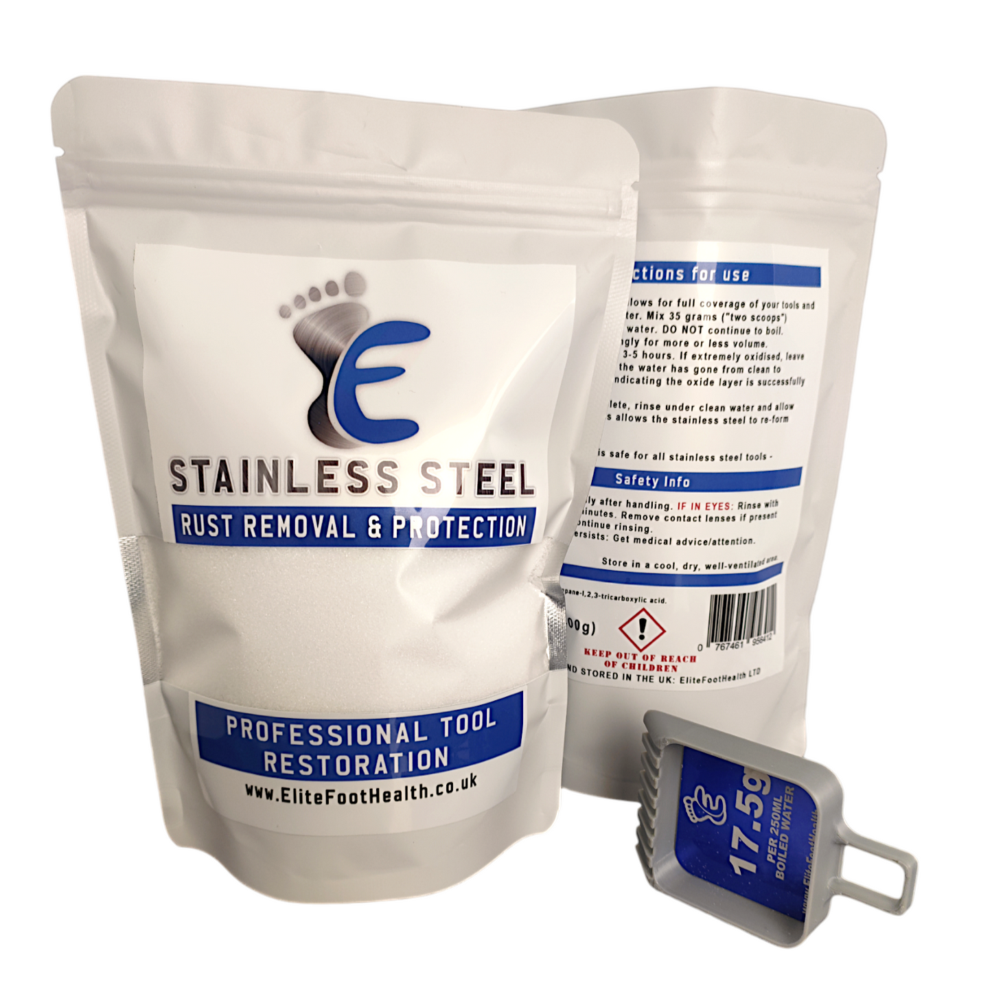 Rust and Stain Removal Stainless Steel Protection Solution - Medical Tool Restoration